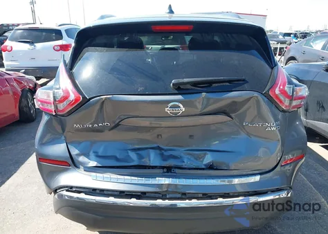 2017 Nissan Murano Platinum from USA, damaged, VIN 5N1AZ2MH4HN200072